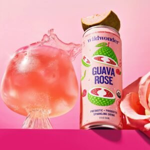 Guava Rose Sparkling Prebiotic + Probiotic Drink