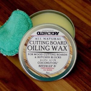 All Natural Cutting Board Oiling Wax 4oz Tin: Chef's Blend