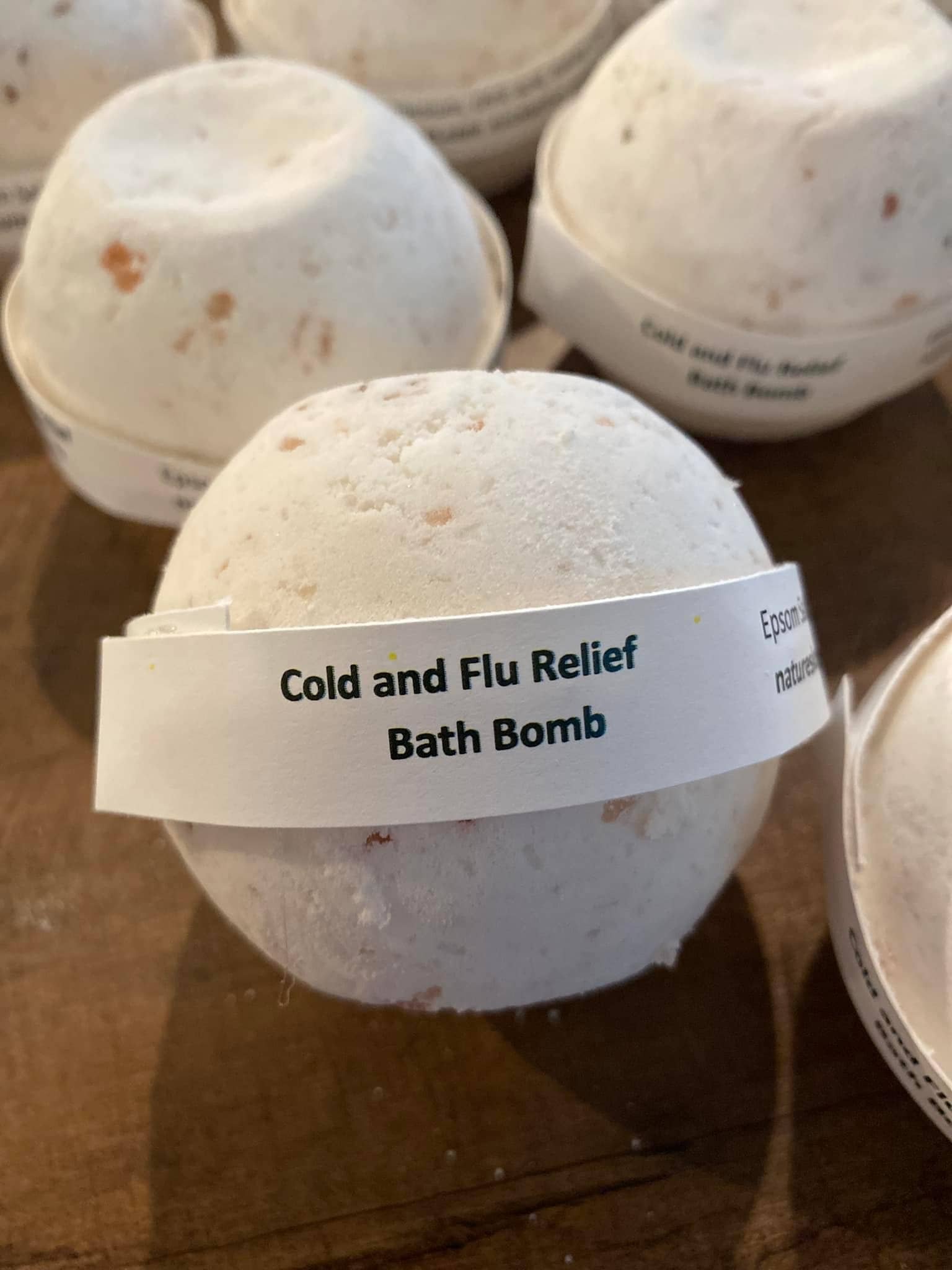Cold and Flu Bath Bomb - Essential for inventory