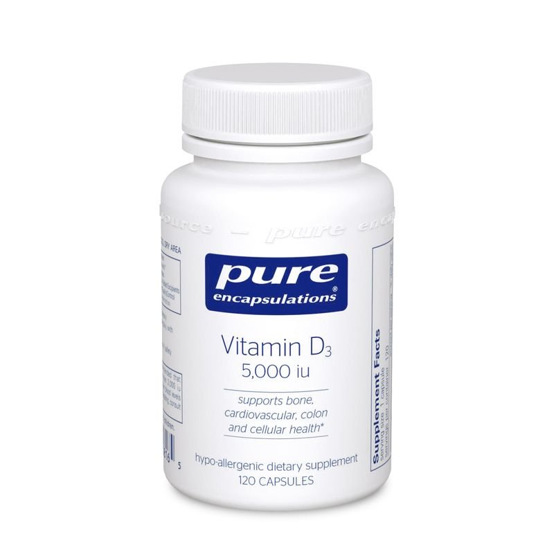 Pure Encapsulations Vitamin D3 125 mcg (5,000 IU)