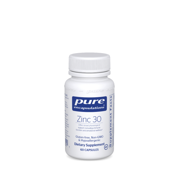 Pure Encapsulations Zinc 30mg 60ct