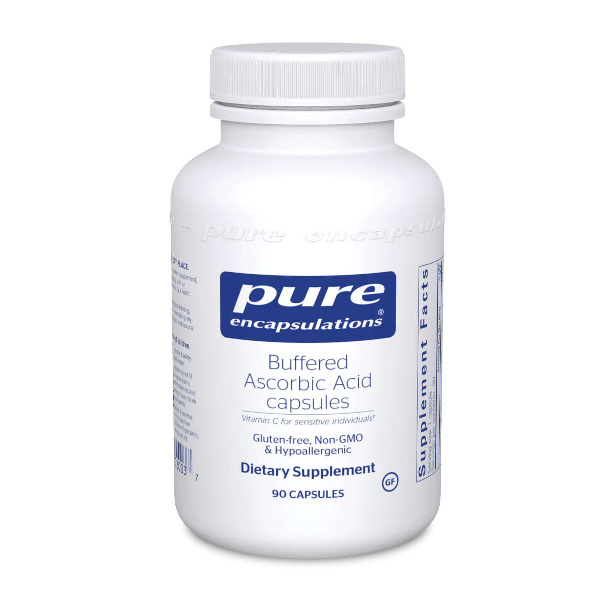 Pure Encapsulations Buffered Ascorbic Acid Capsules 90ct